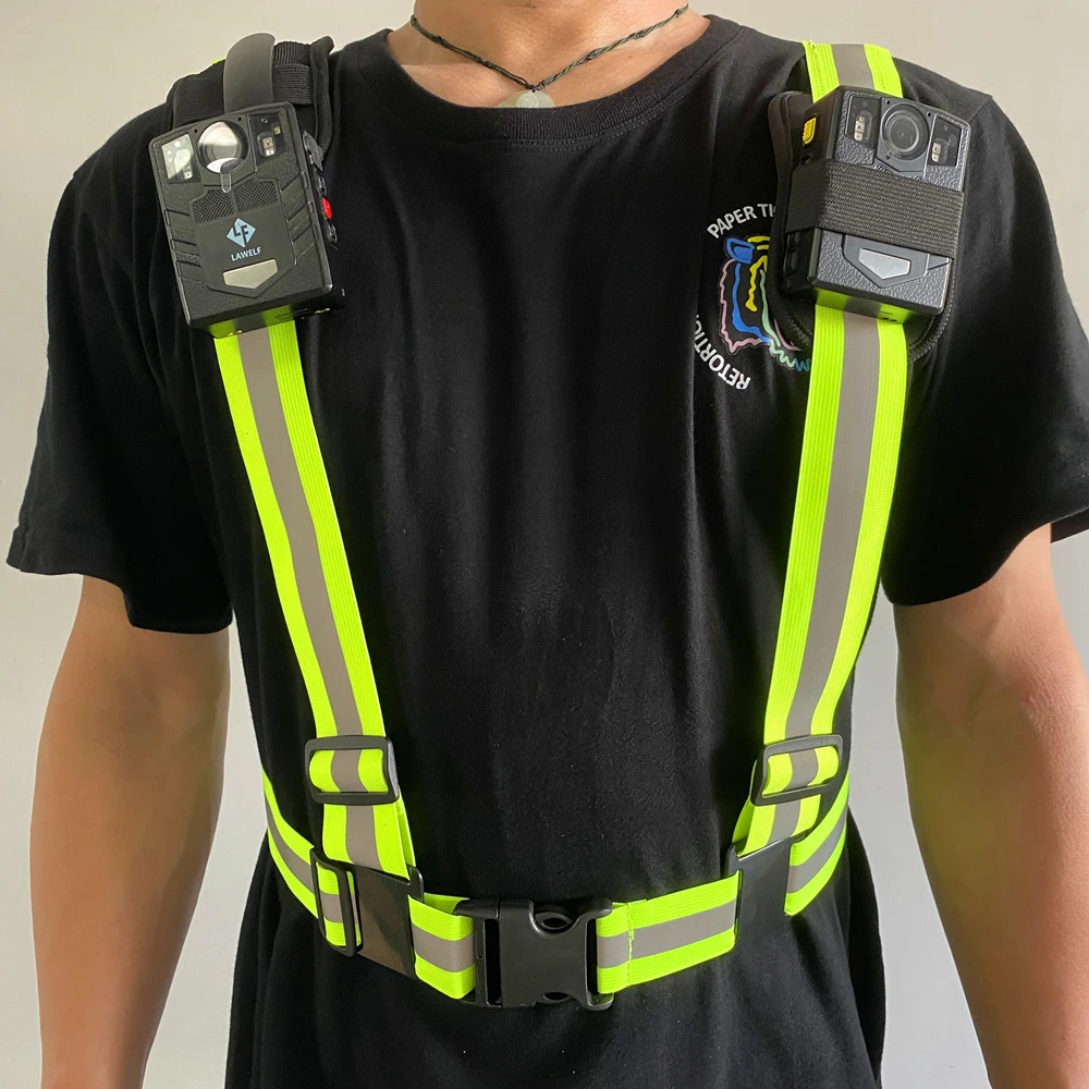 Body Cam Accessories-Body Cam  Reflective Shoulder Harness